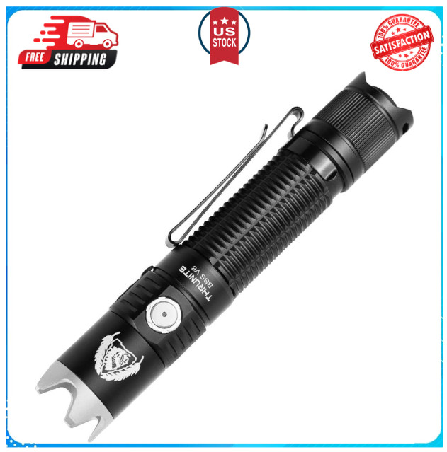 ThruNite BSS V6 Black Scout Survival Customized Edition EDC Flashlight, USB-C...