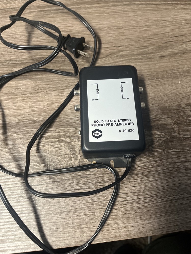 MCM Solid State Stereo Phono Pre-Amplifier model 40-630