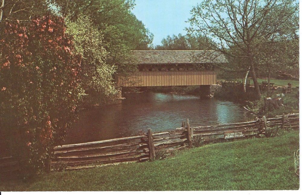 AUTHENIC COVERED BRIDGE, WI - PC1339