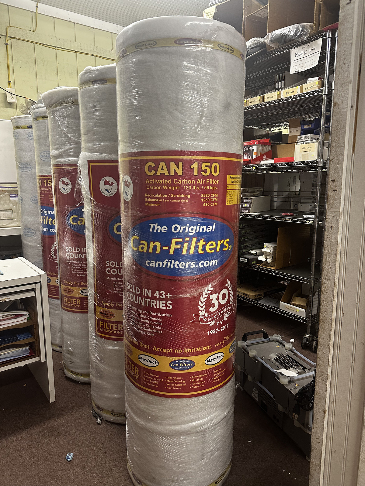 Can-Filter 150 Carbon Filter  Activated Carbon Air Filter Can Filter