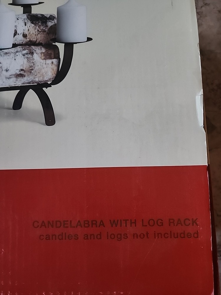 Restore & Restyle Hearth Collection Matte Black Log Rack 66F