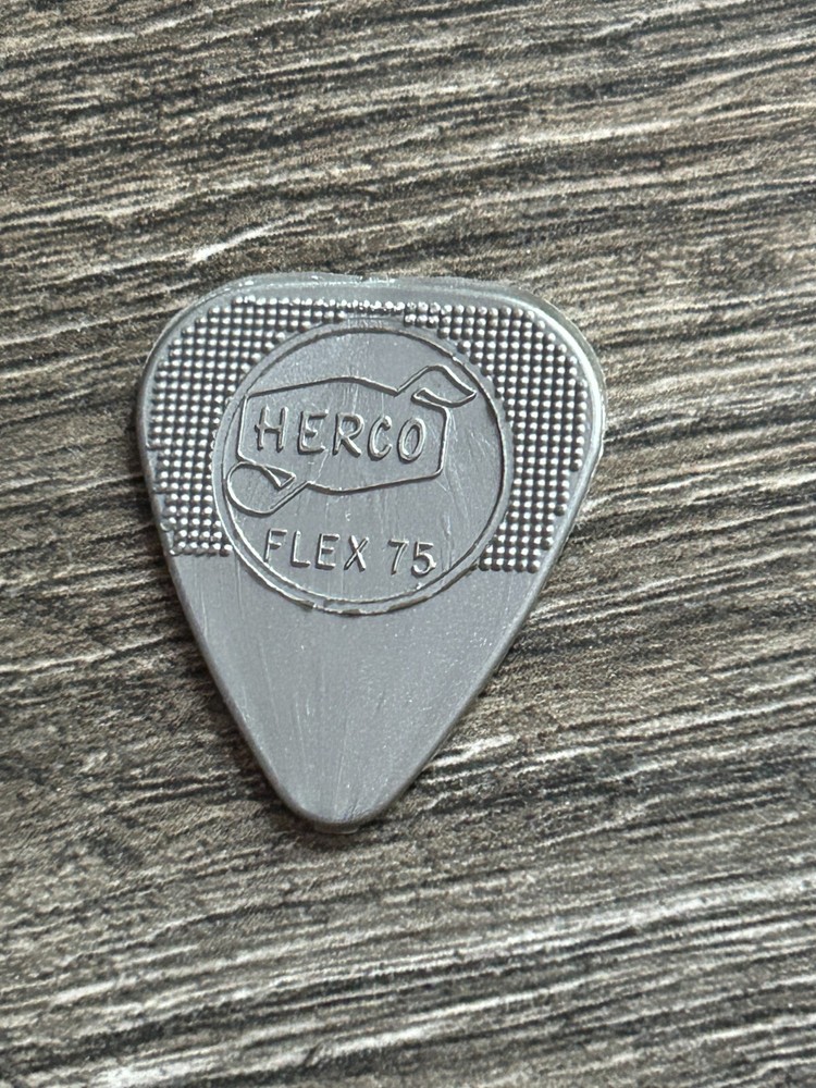 KISS Guitar Pick GENE SIMMONS Alive 35 Concert Tour Herco Gray Vintage Kiss