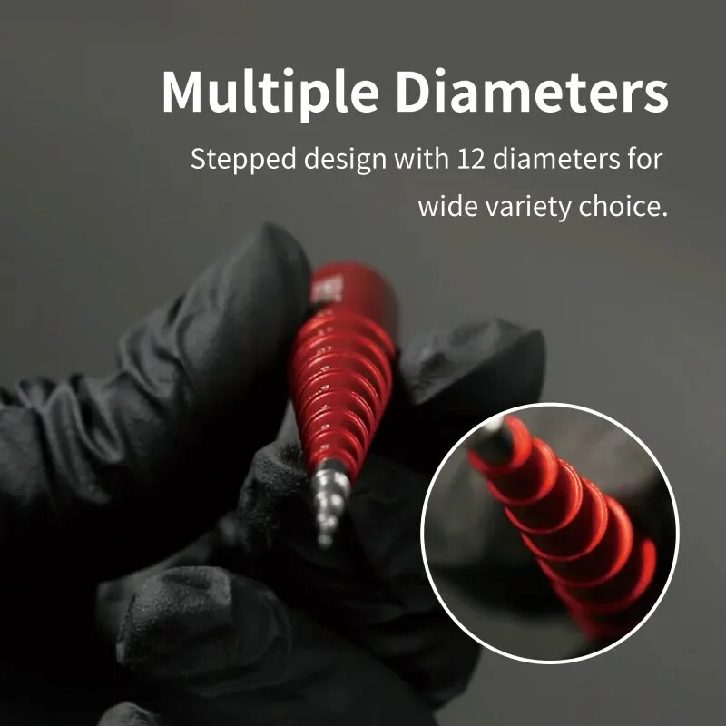 DSPIAE Aluminum Multi-Diameter Stepped Wire Roller Coil Forming Craft Tool