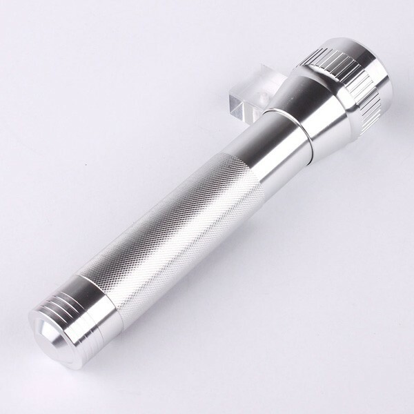 Aluminum Flash Solar Flashlight - 50m Range