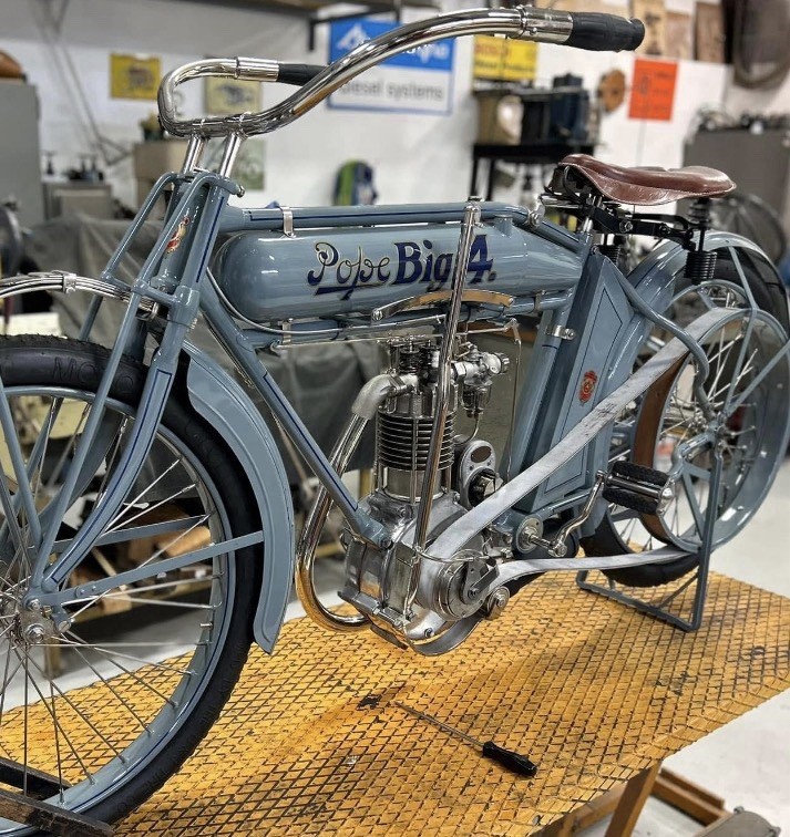 Pope Big 4 Motorcycle Decals Reproduction Tank Decals