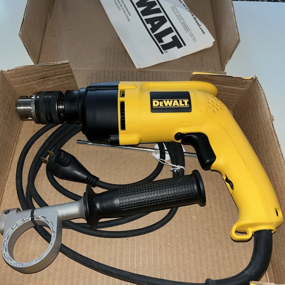 DEWALT DW511 Corded 1/2in Variable Speed Reversible Hammer Drill