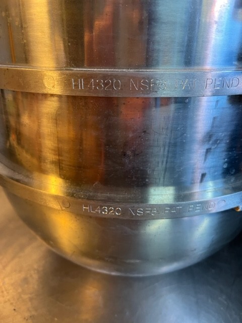 Hobart Legacy 20 Quart "Step Down" Bowl