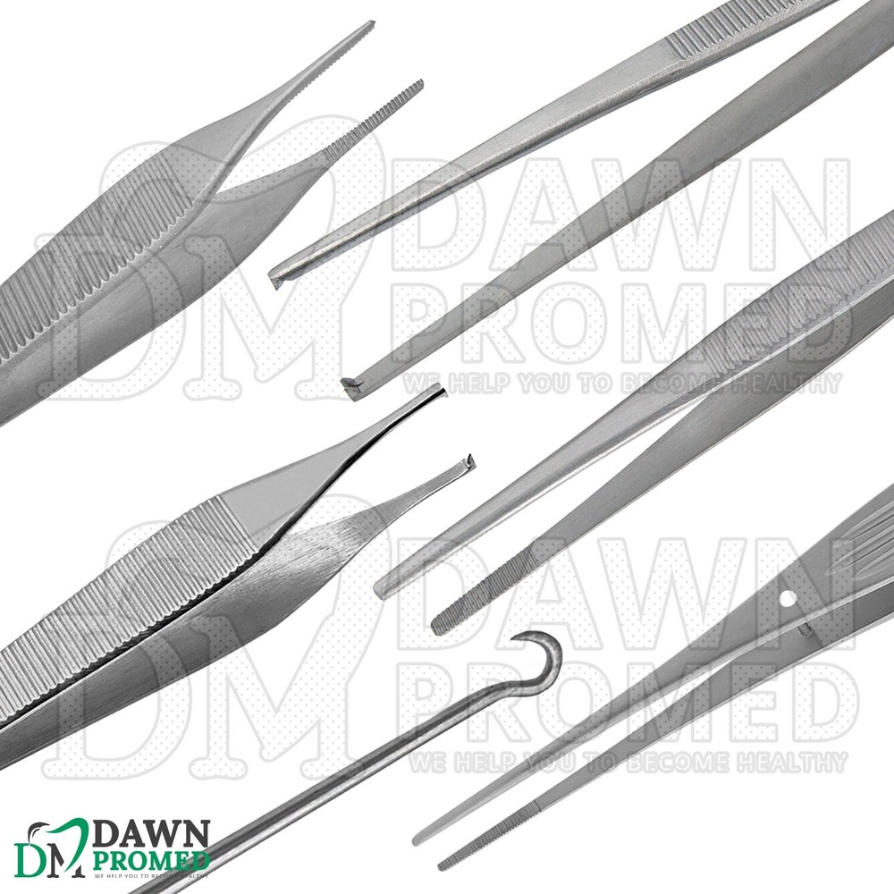 26 Pcs Dermal Excision Kit Dermatology Surgical Instruments Set German Grade