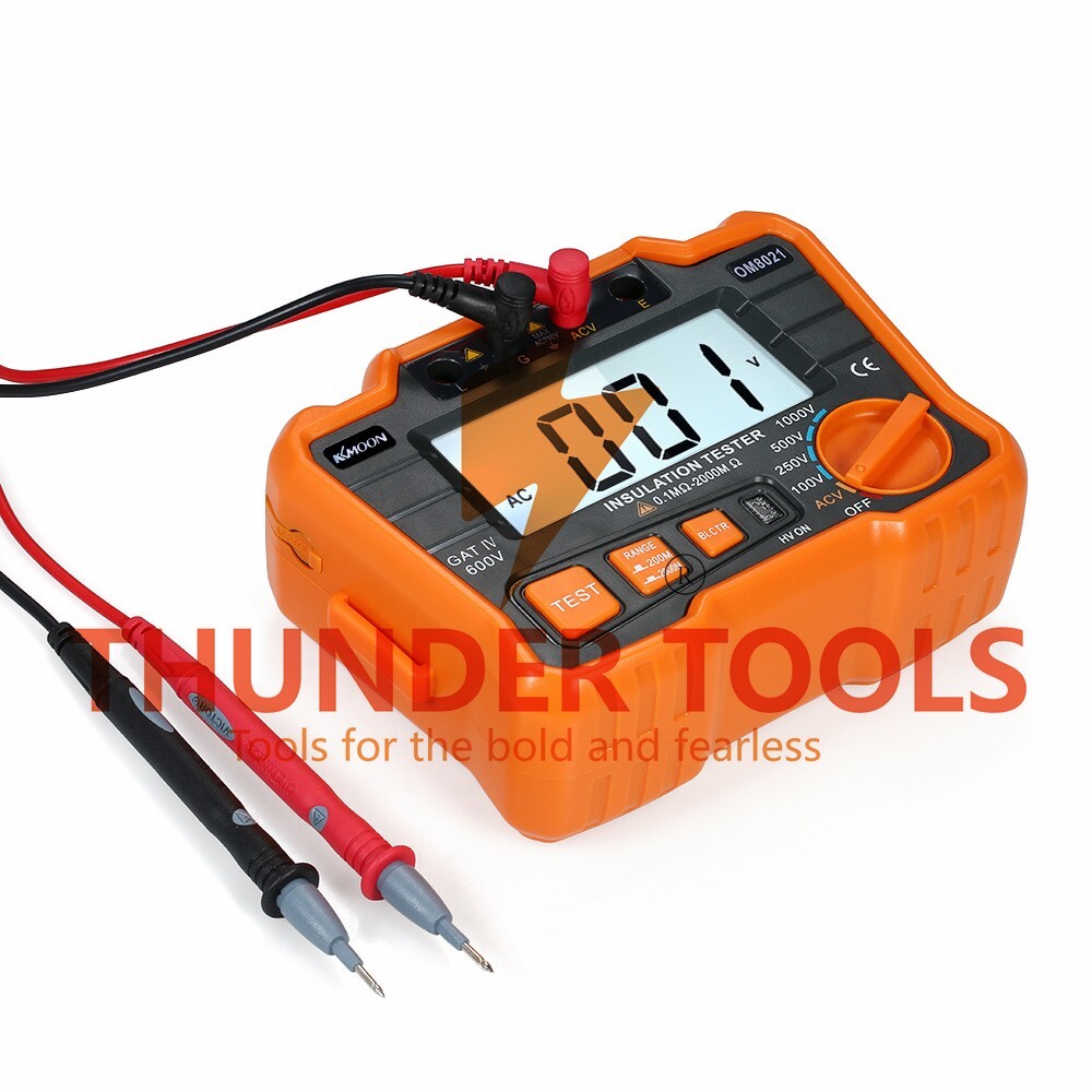 Thunder Tools KKmoon Insulation Resistance Tester DCV ACV Meter 1000V