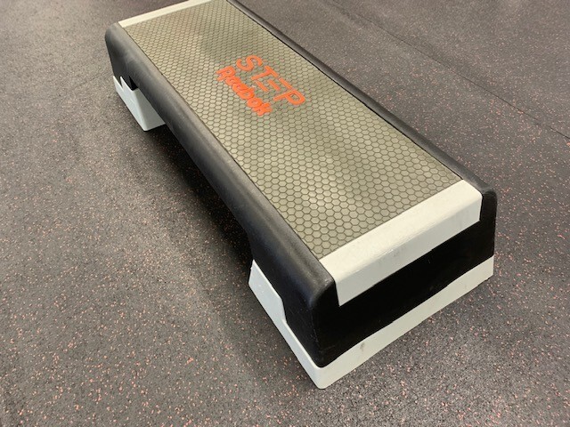 ORIGINAL REEBOK AEROBIC EXERCISE STEP PLATFORM WITH 6", 8" AND 12" RISERS