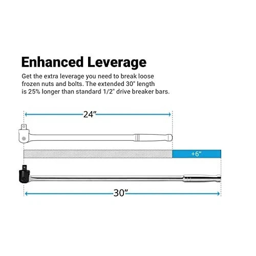 Breaker Bar (1/2" Drive/Extended Leverage)