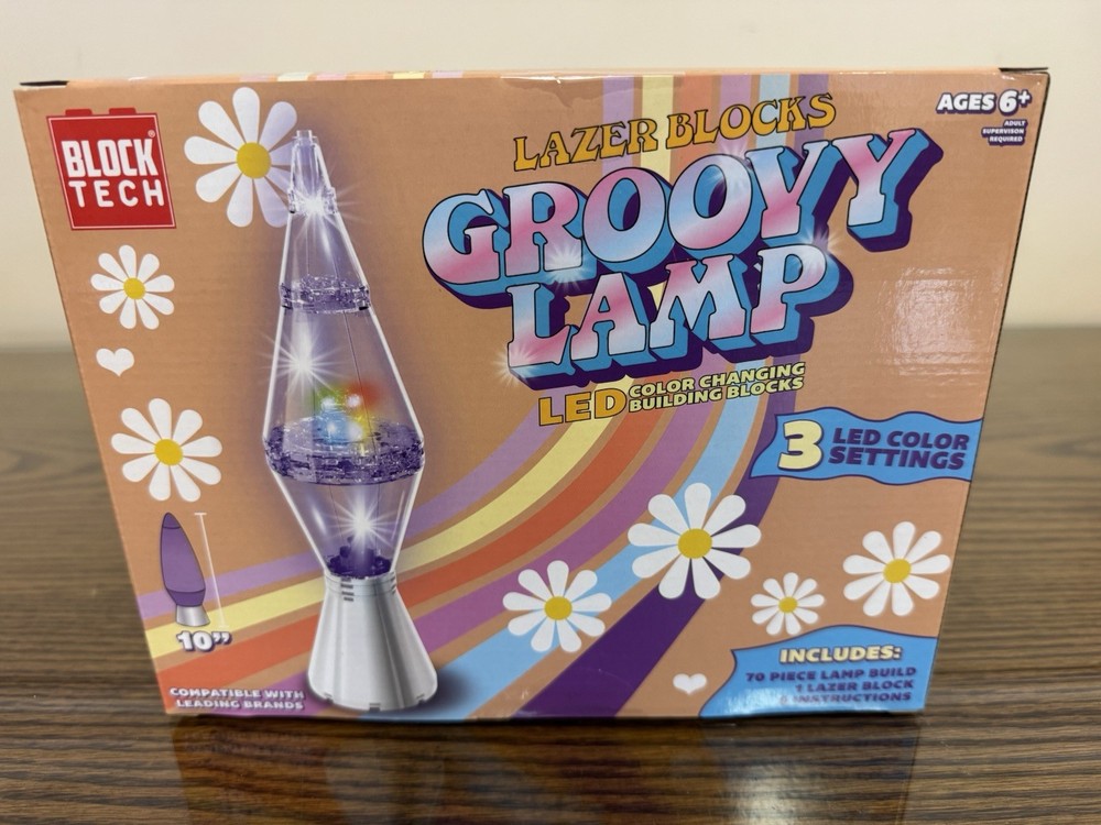 LAZER Block Groovy Lamp Block Tech.