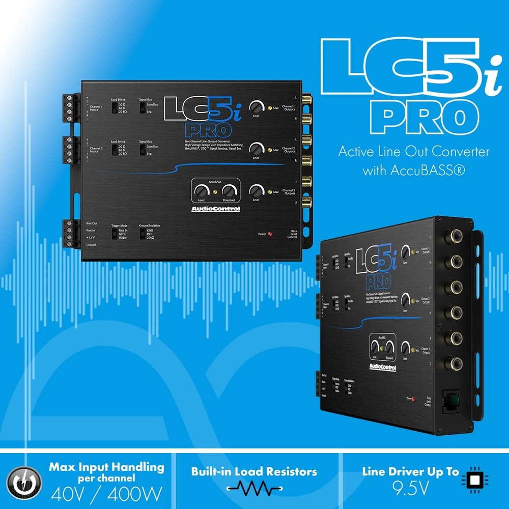 AudioControl LC5i PRO+LPHFD21 Amplifier Integration Solution for 2011-2020 Ford