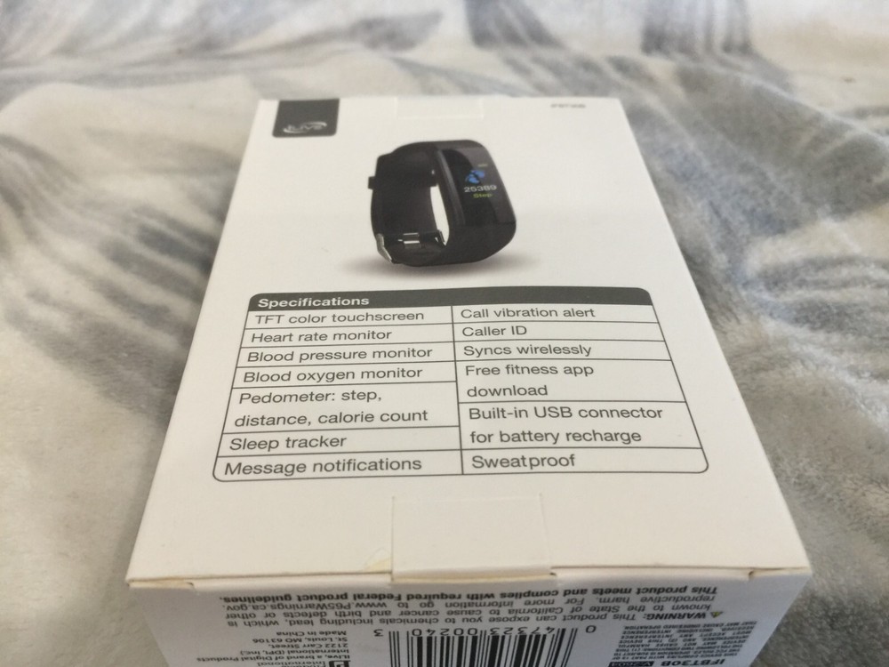 iLive IFBT30B Smart Band Activity Tracker New