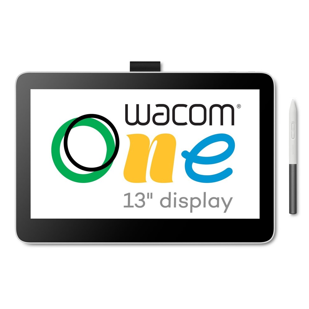 Wacom One 13 Drawing Tablet with Screen, Touchscreen, Certified Refurbished
