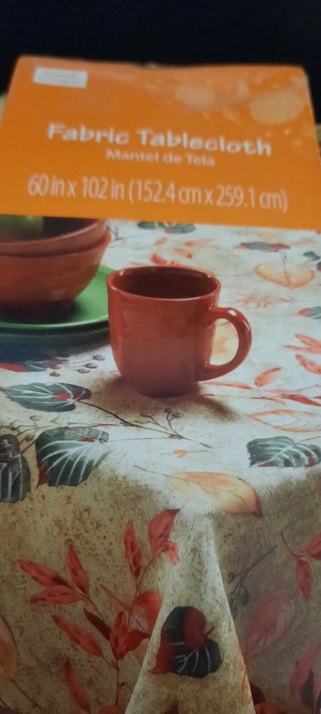 Fall Leaves Tablecloth 60x102 Rectangle