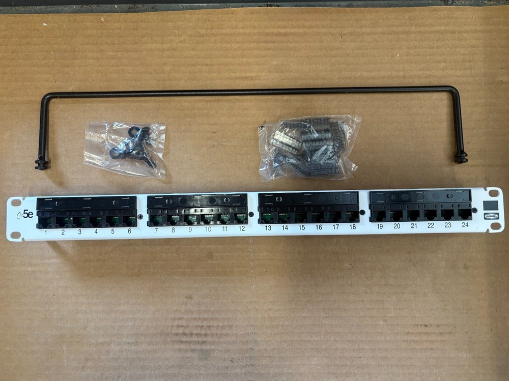 Hubbell HP5E24 24 Port Patch Panel *NEW*