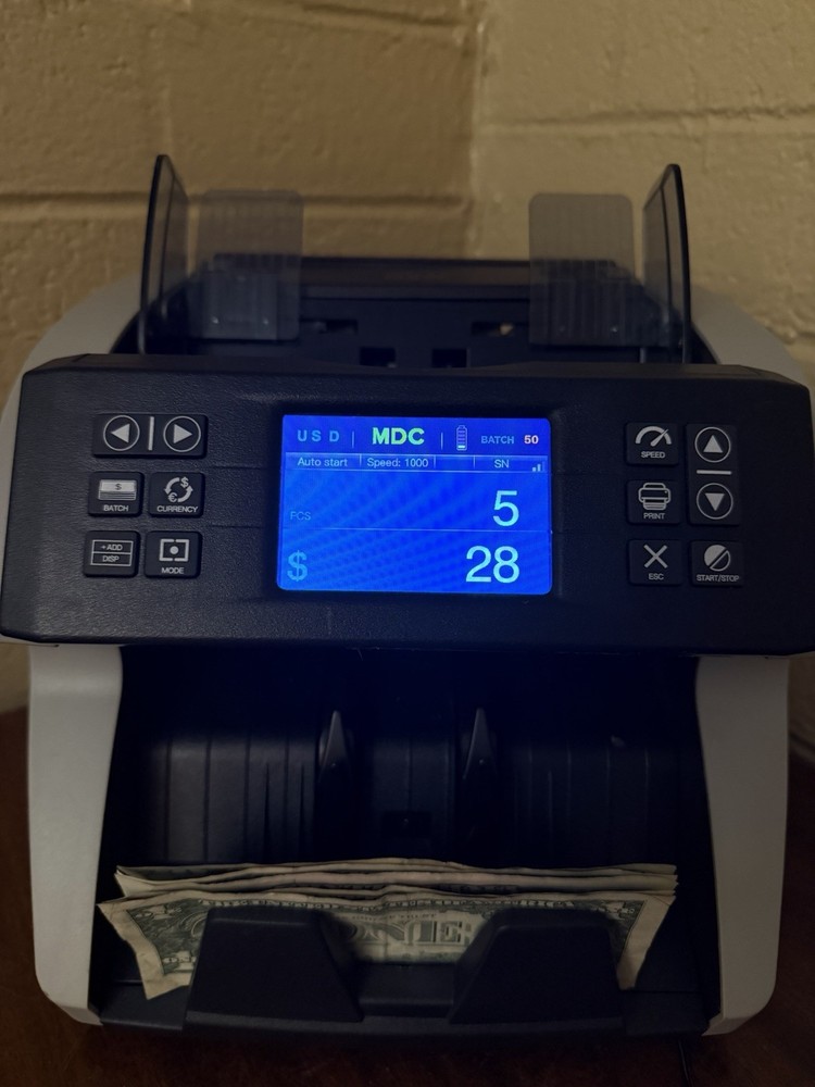 Pulse MDC Electric Bill Counter Adjustable Tray Digital Display