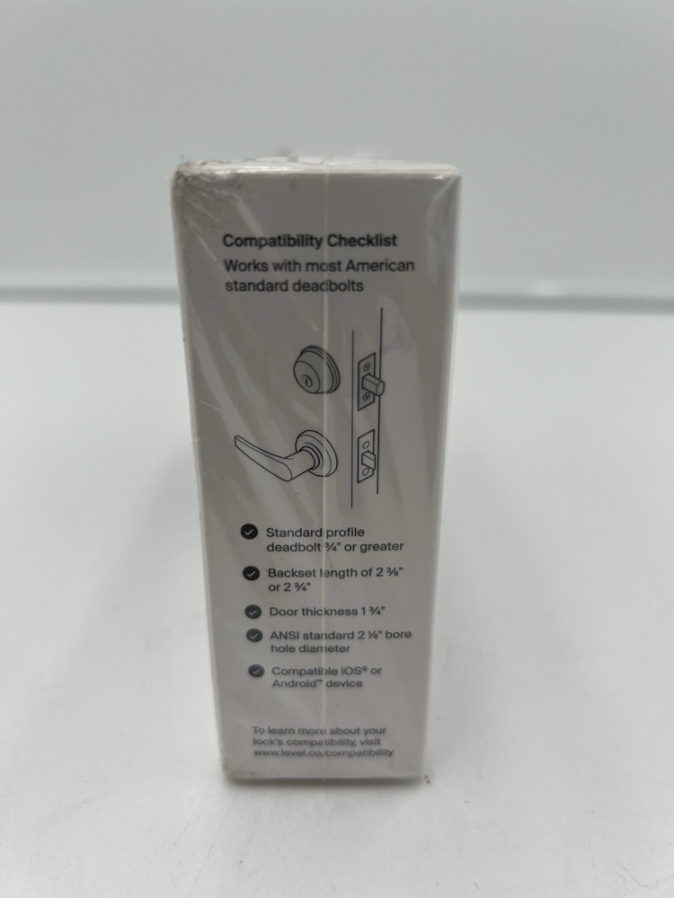 Level Bolt Keyless Entry Smart Lock - C-D11U *see note