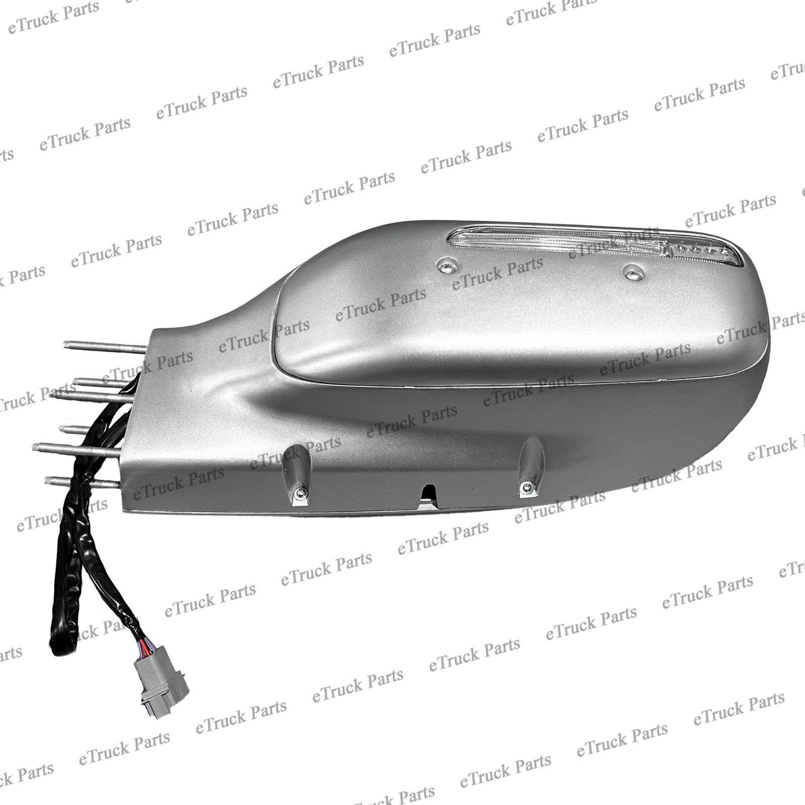 2008 - Peterbilt 388 389 567 589 RH Headlight Assembly w/ Matte Chrome Housing