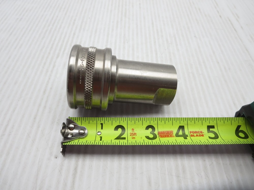 Foster Mfg. H6 Quick Disconnect Coupling Stainless See Description Used