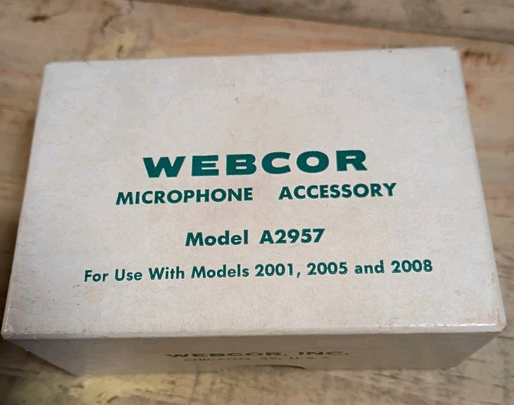 ViWebcor Crystal MICROPHONE Black with silver grate Model A2957