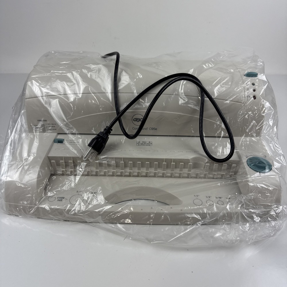 GBC CombBind C95e Manual Comb Binding Machine
