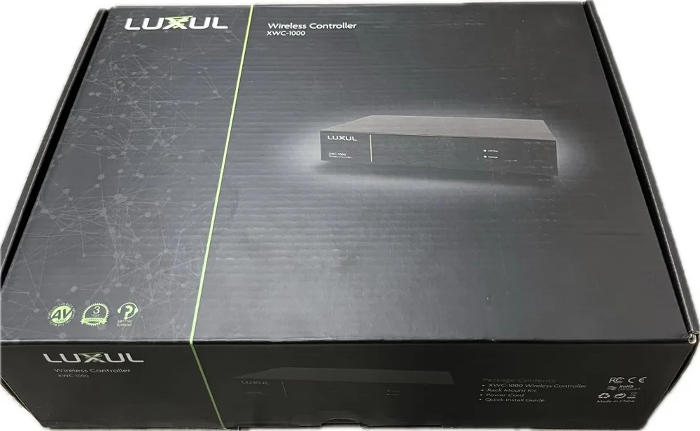 NEW Luxul XWC-1000 Wireless Controller w/ Rack Mount Kit Open Box Pristine