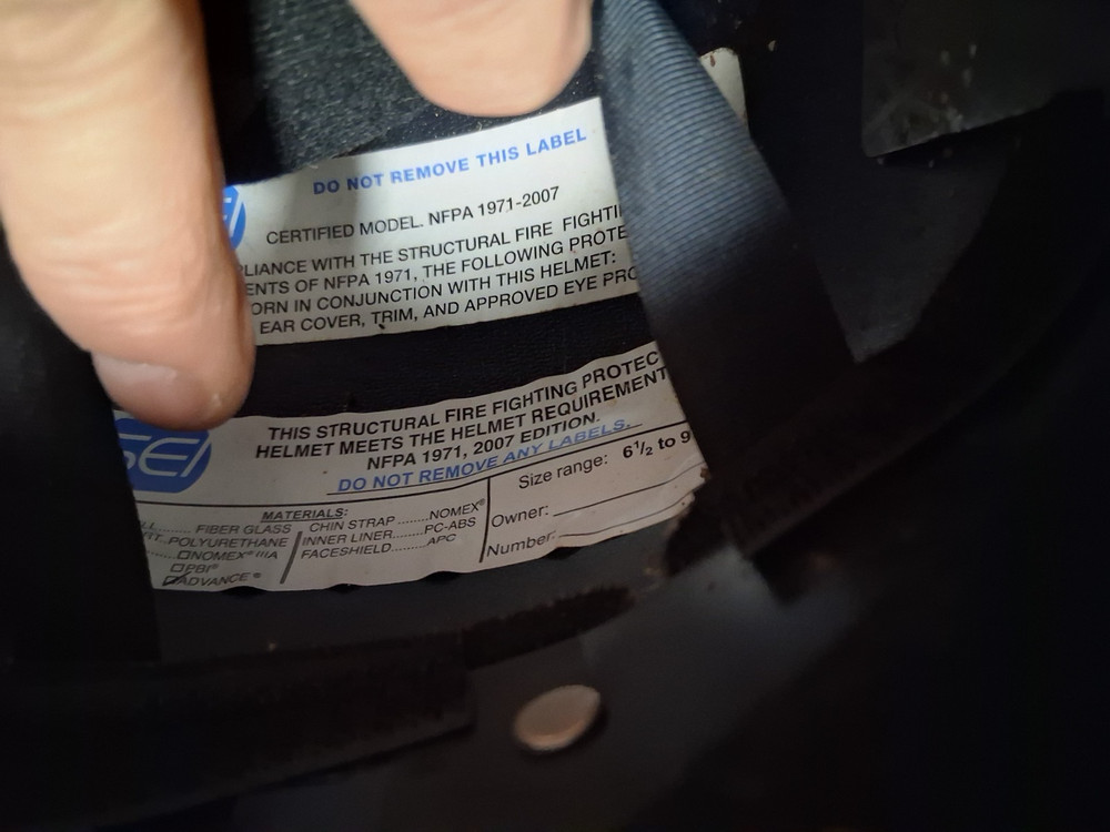 Fire-Dex 1910 Fireman Helmet VGC w/brass eagle