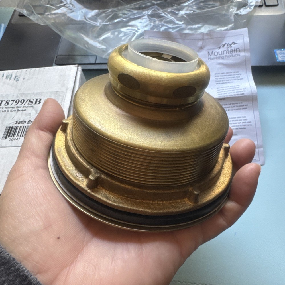 Mountain Plumbing Basket Strainer MT8799/SB