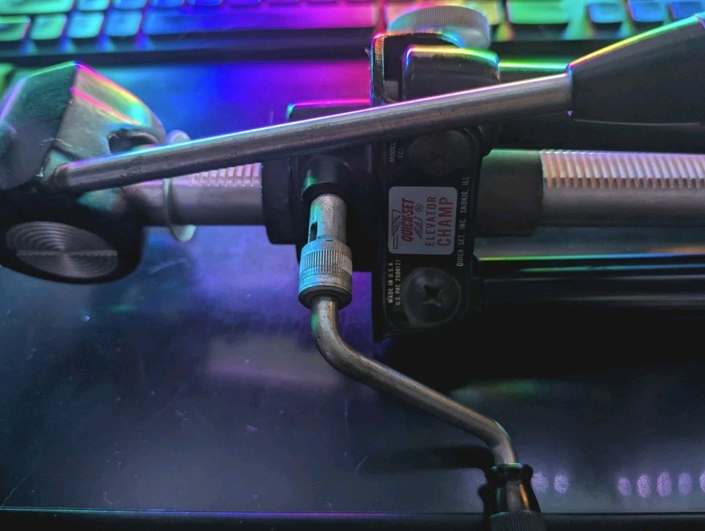 Vintage Quick-Set Elevator Champ Professional Tripod Model EC1