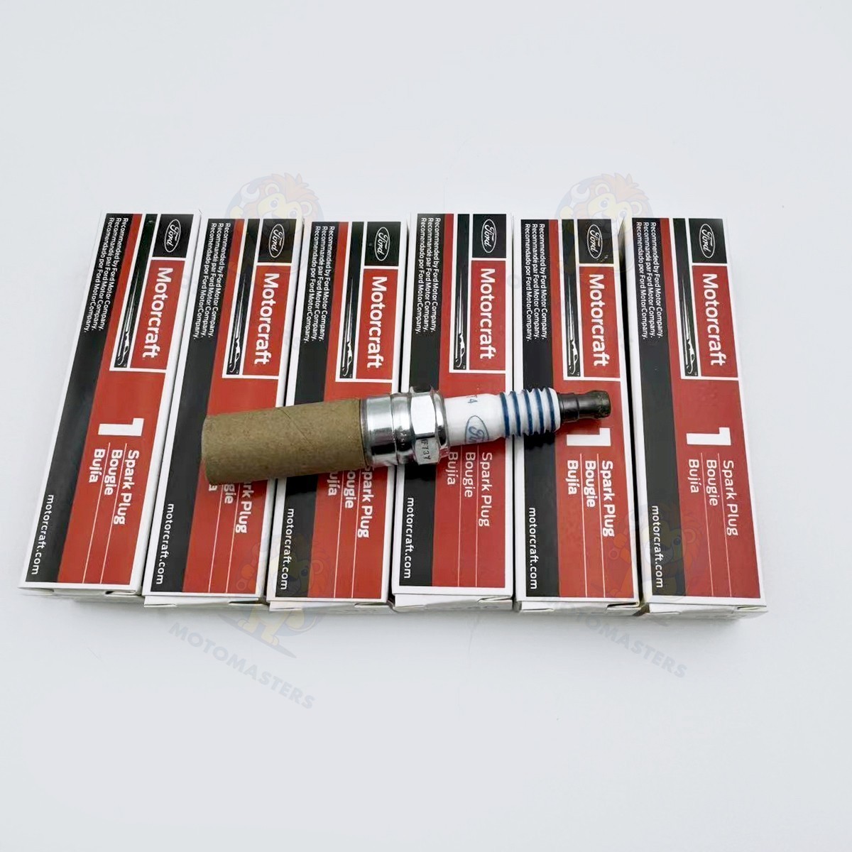 6PCS GENUINE DG549 Ignition Coil SP580 Spark Plug For Motorcraft Ford F150 3.5L