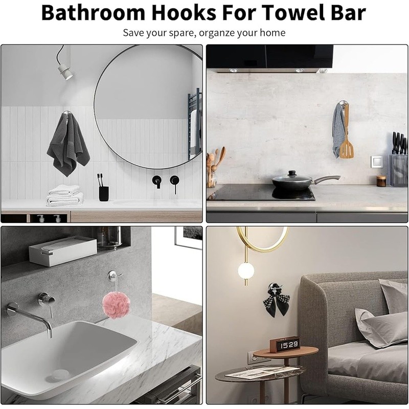 8-Pieces 24" Bathroom Hardware Set, Bathroom Acces