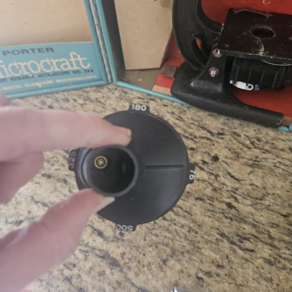 Porter Science ~Microcraft Student Research Microscope Lab~ No. 264 w/ Extras