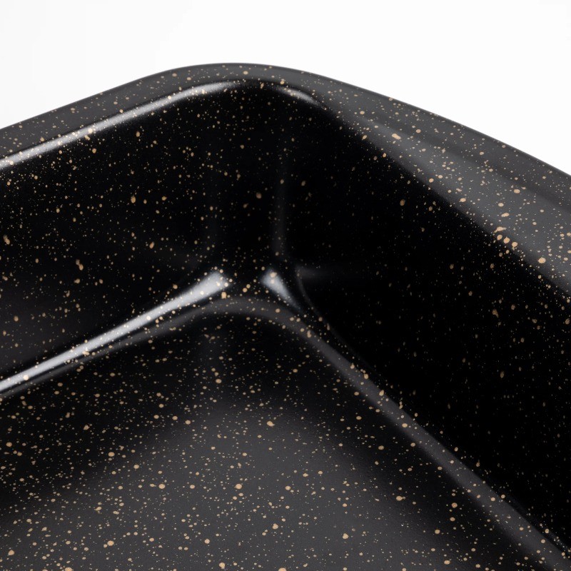 15"x11" Nonstick Lasagna Pan - Black