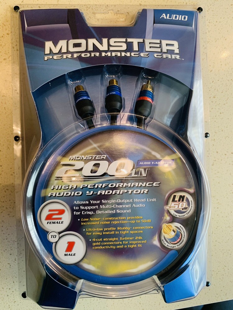 Monster Performance Car Audio Y-Adaptors