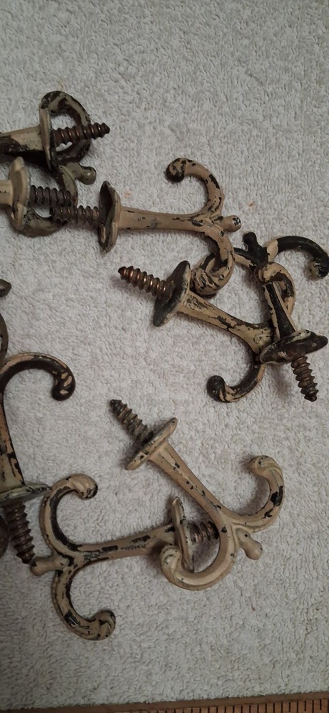 19 Vintage Ceiling Double Hooks