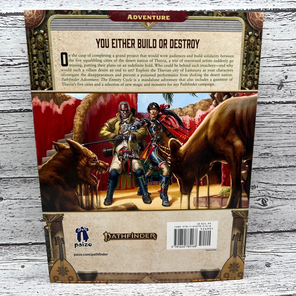 Pathfinder The Enmity Cycle Adventure Second Edition RPG