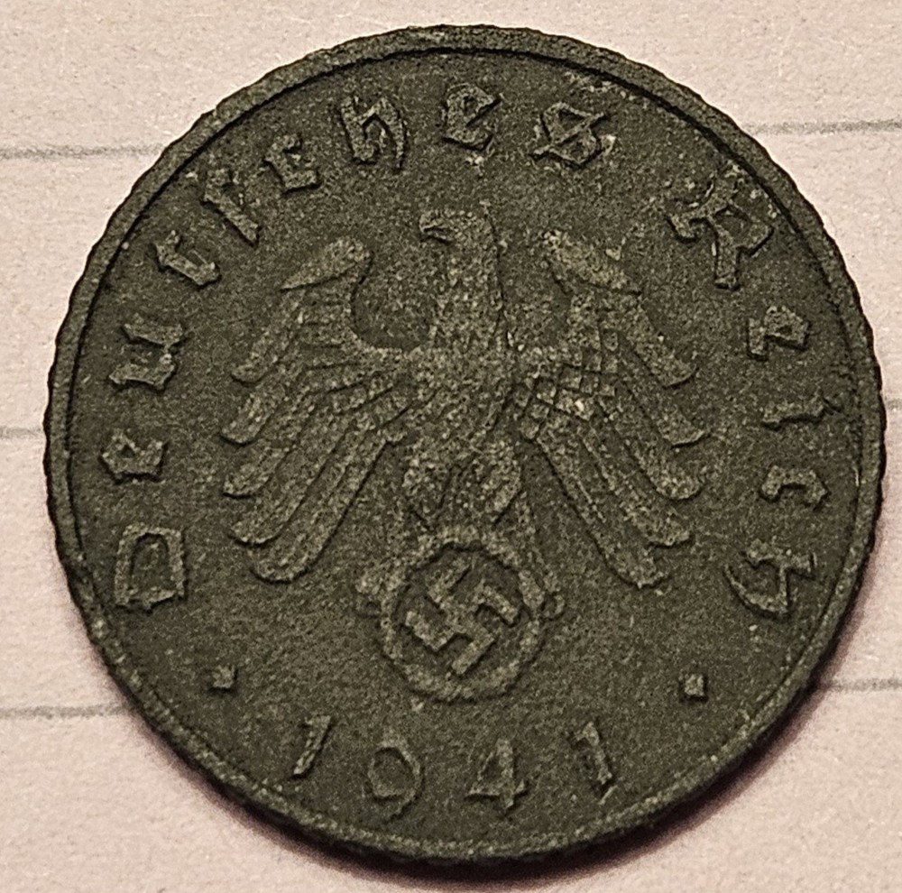 1941-A Germany 5 Pfennig Dark