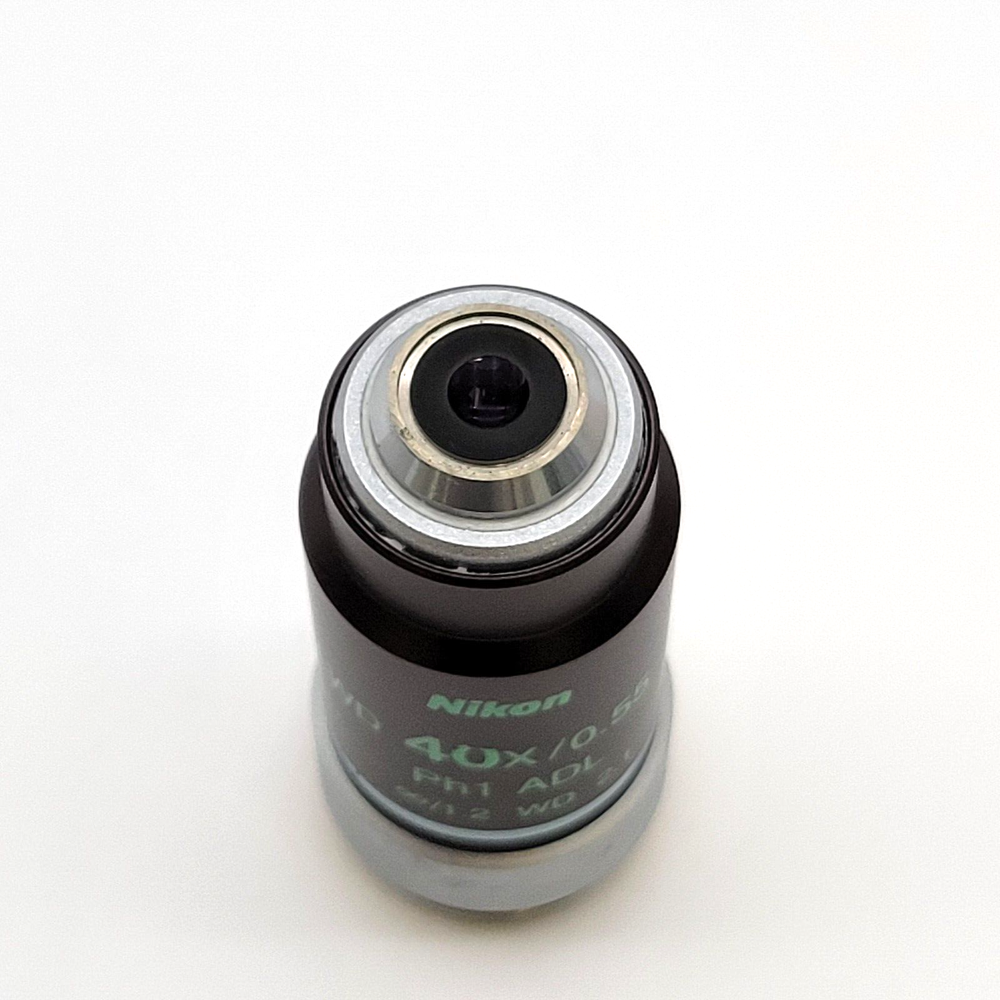 Nikon Microscope Objective LWD 40x Ph1 ADL ∞/1.2 Phase Contrast