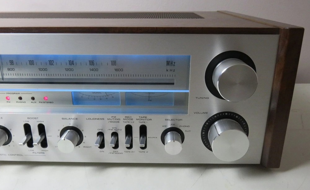 TECHNICS SA-600 RECEIVER WORKS PERFECT SERVICED FULLY RECAPPED + LED's