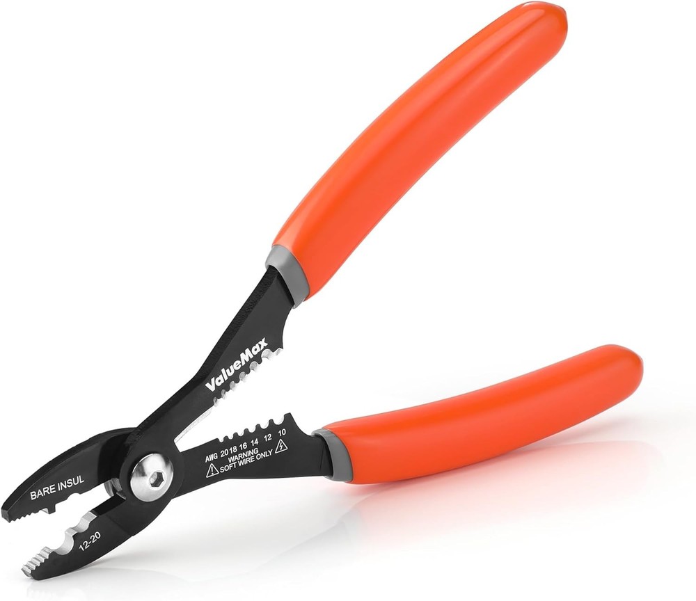 Valuemax 4-in-1 Wire Stripper Tool, Stripper, Crimper, Wire...