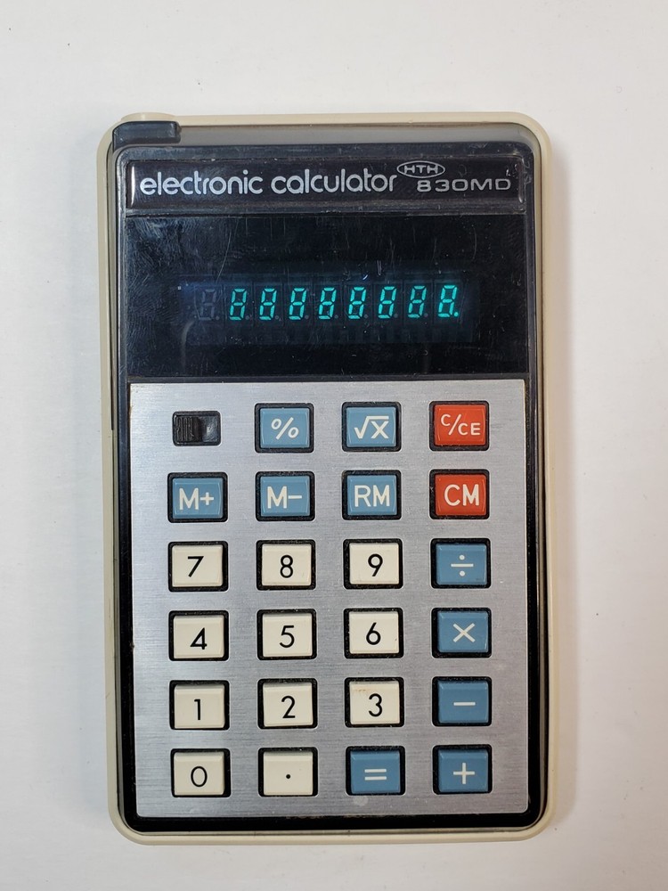 DETRON (HTH) Vintage Calculator Model 830MD - Working Condition