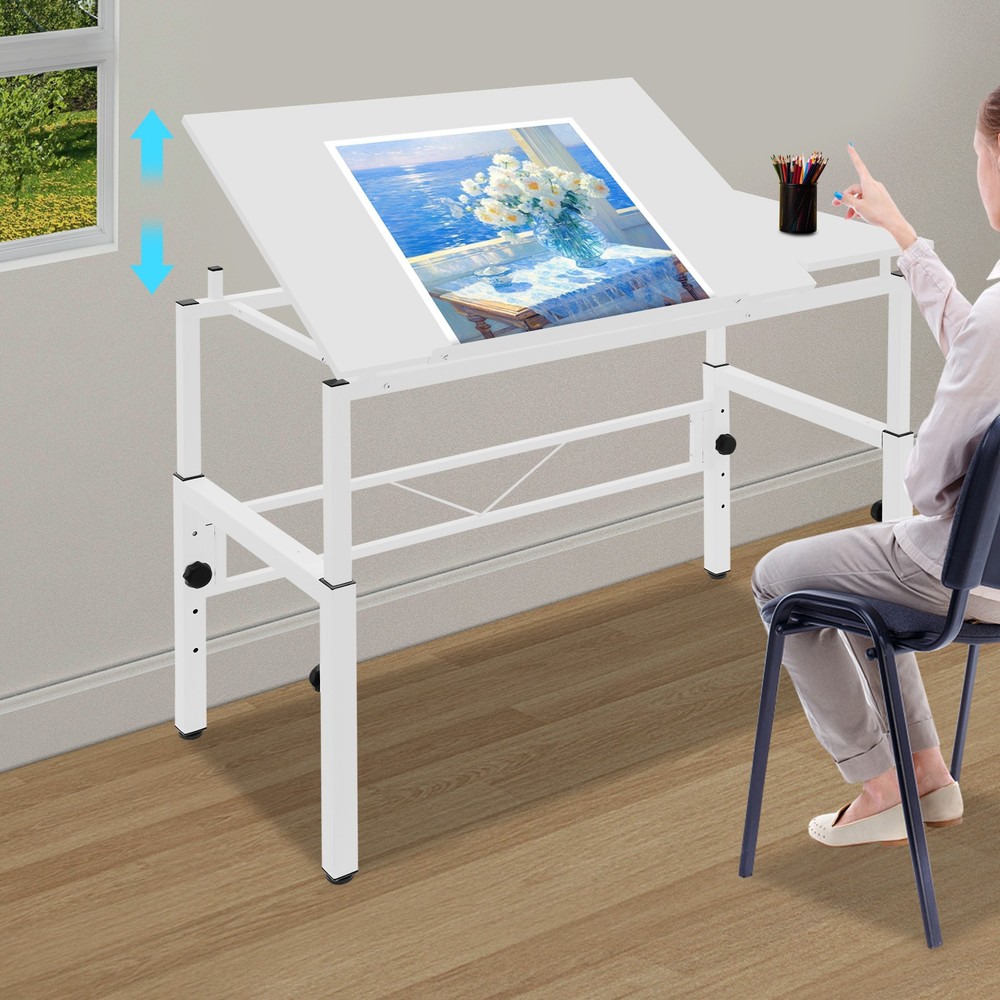 Drafting Table Art Desk Artist Drawing Desk Adjustable Craft Table Drawing Table