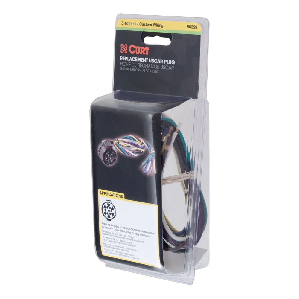 CURT 56229 Replacement USCAR Socket with 24" Wires (Vehicle Side)