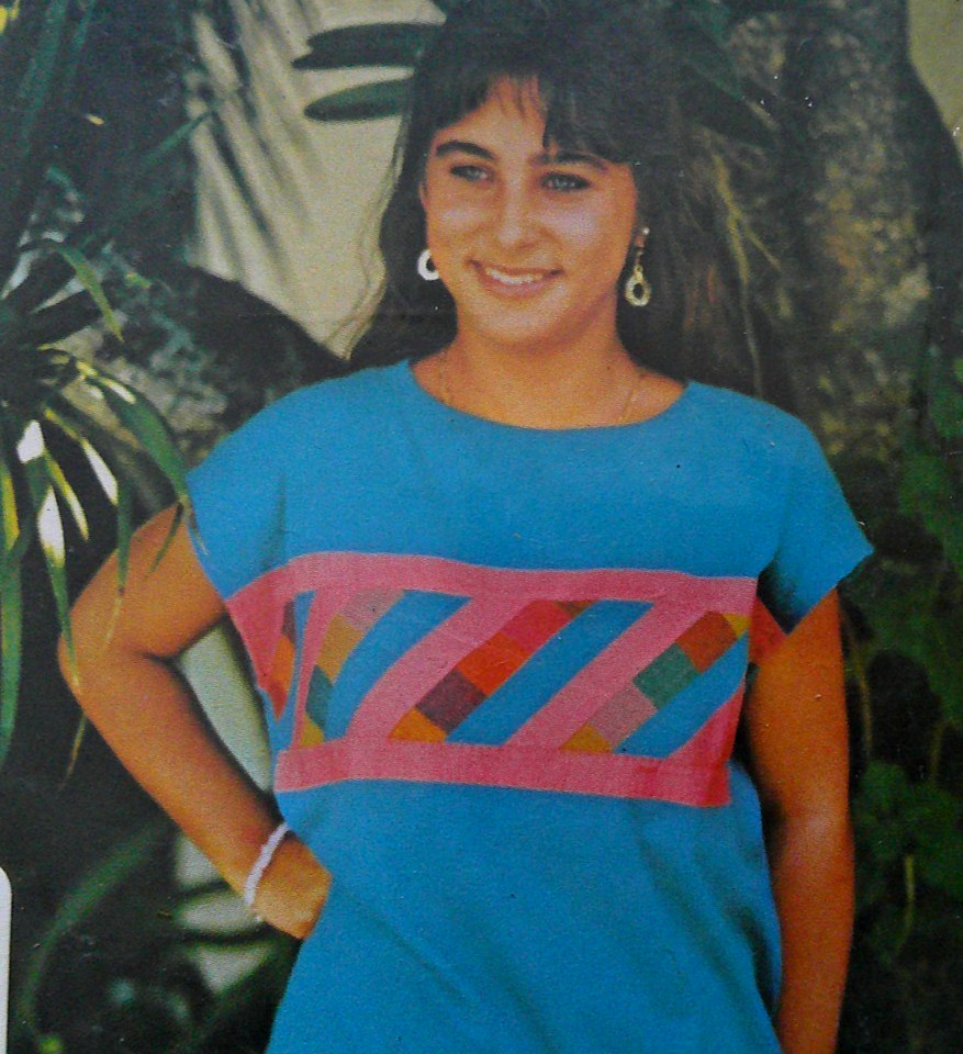 Spiral patchwork sleeveless pullover quilt pattern * A19