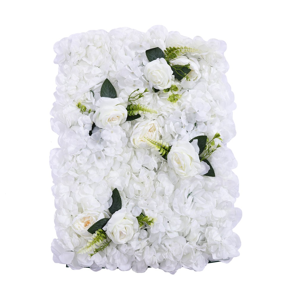 6Pcs Artificial Flower Wall Panel Wedding Backdrop Event Party Flower Wall Panel