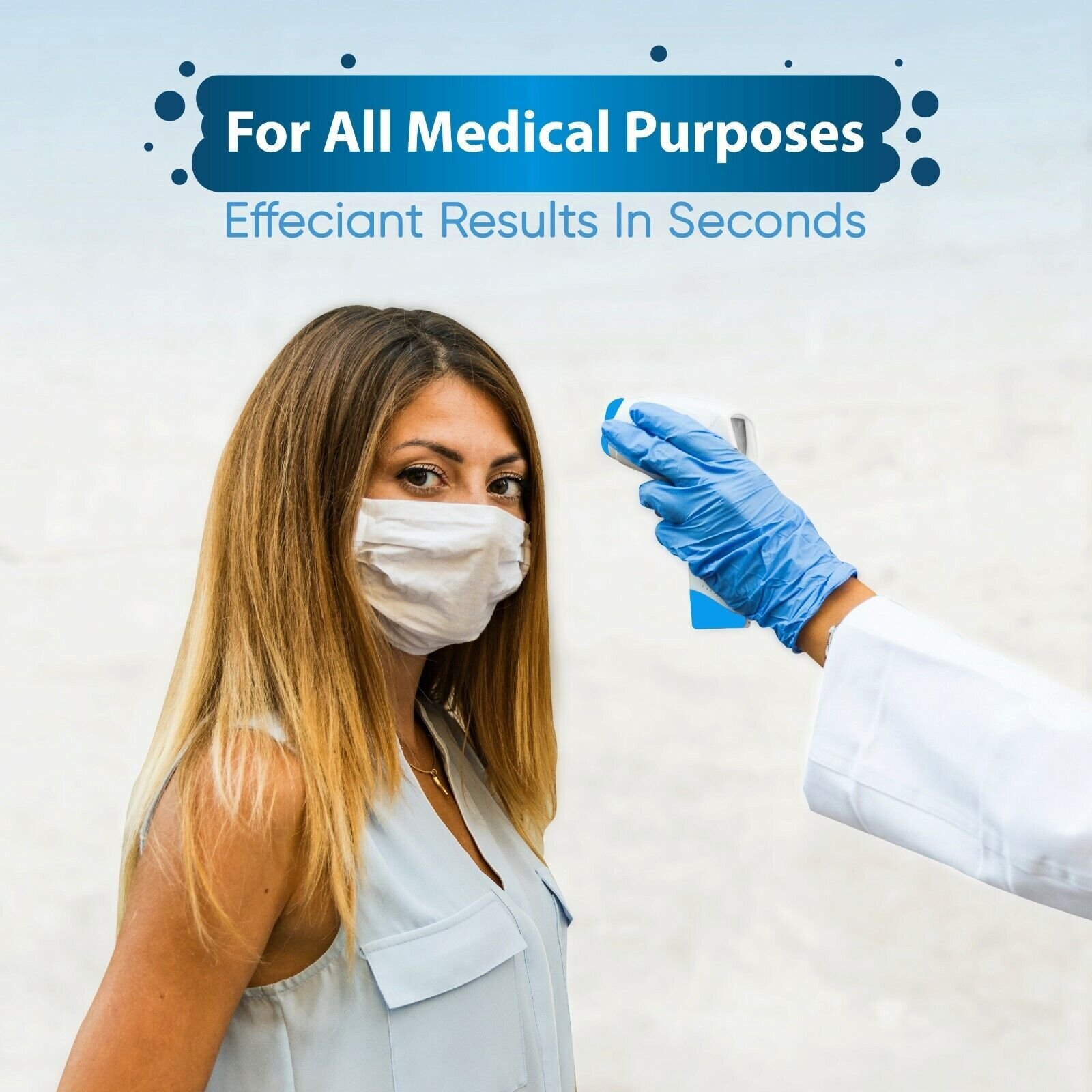 SereneLife Infrared Touchless Thermometer , Fever Alarm And Memory Recall