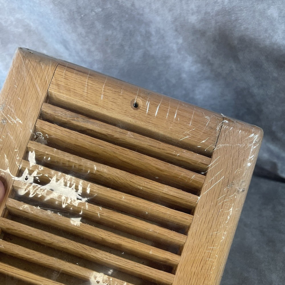 New Sealed Simplicity Accord 12X6 Solid Oak Return Air Grille