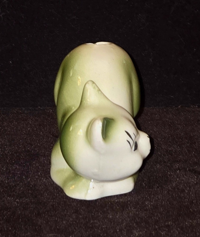 Cat Arch Back Ceramic Pottery Potpourri Scent Diffuser TEVVY Kitsch MCM Vintage